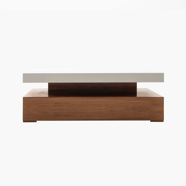 Mesa de centro Singapur Parota/Blanco