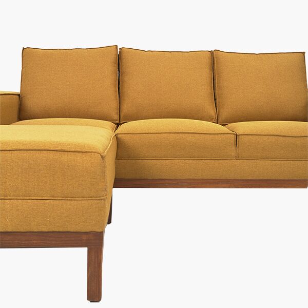 Sala Esquinera Atria Mostaza (ambos lados) Laffayette Sofá Atria Mustard - detalle