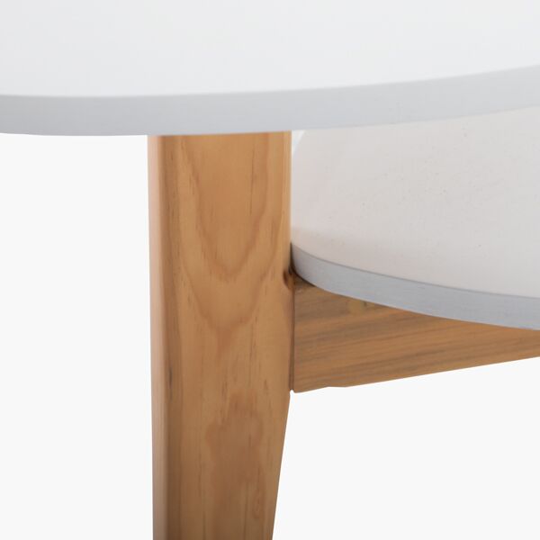 Mesa de centro Ceres Blanca Detalles 3 B - detalle