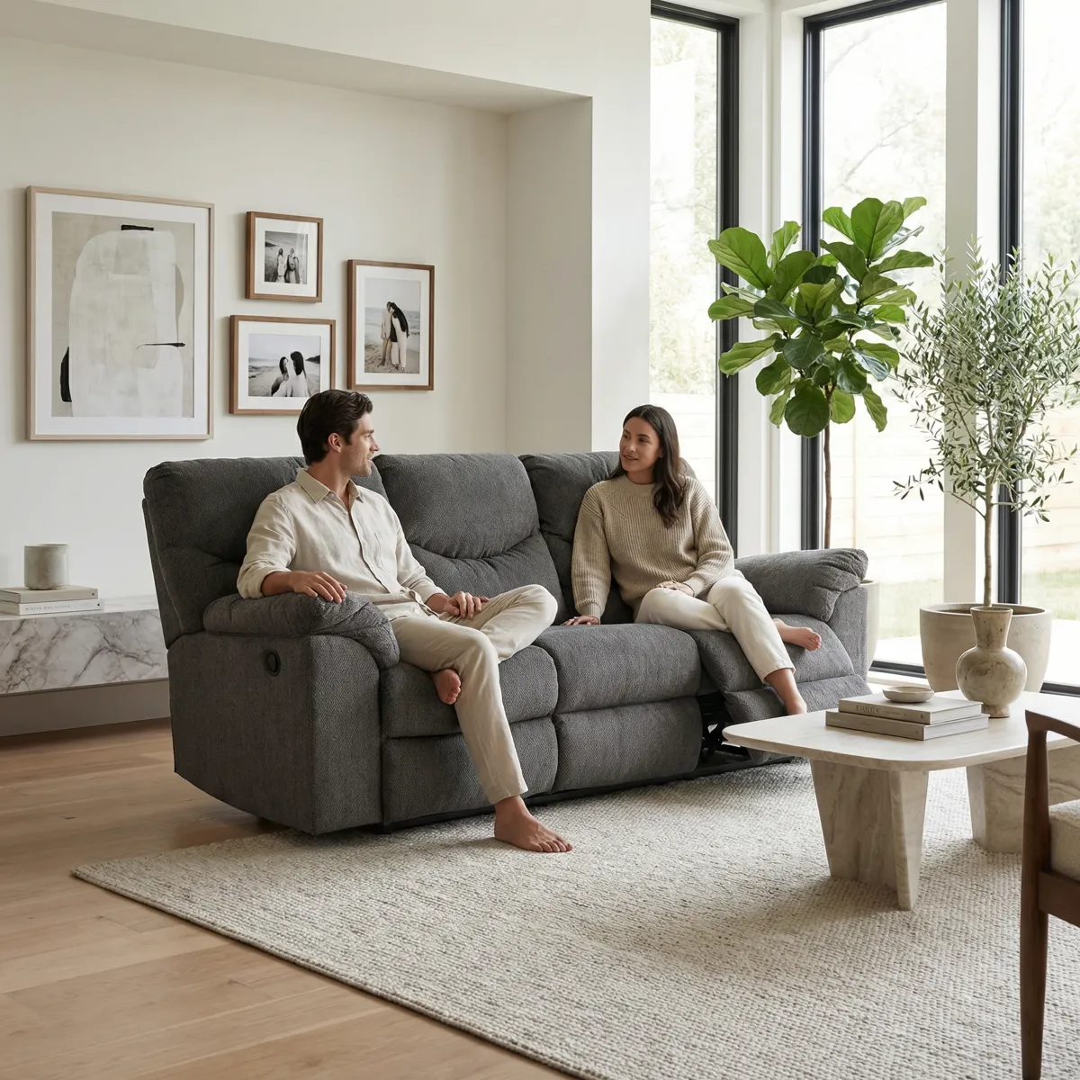 Sala Alphons Ashley_20 Sofá Reclinable Alphons Ashley - vista adicional 2