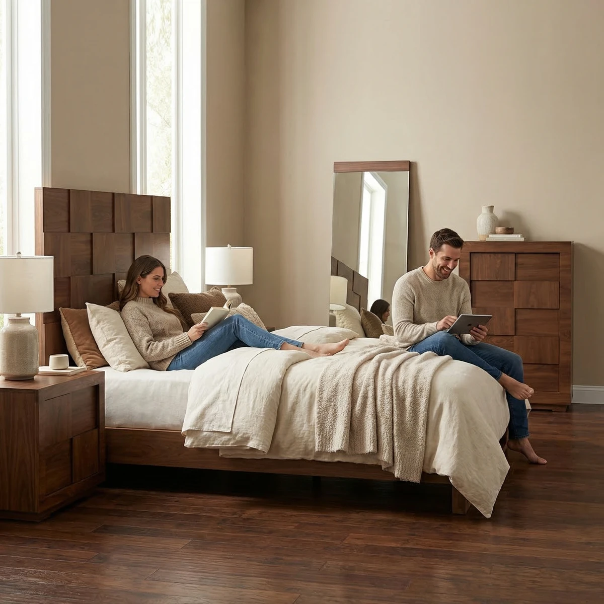 32241-Recámara-Matrimonial-Oporto-Nogal-ambientadauso-05 Recámara Matrimonial Oporto Nogal - ambientada en uso