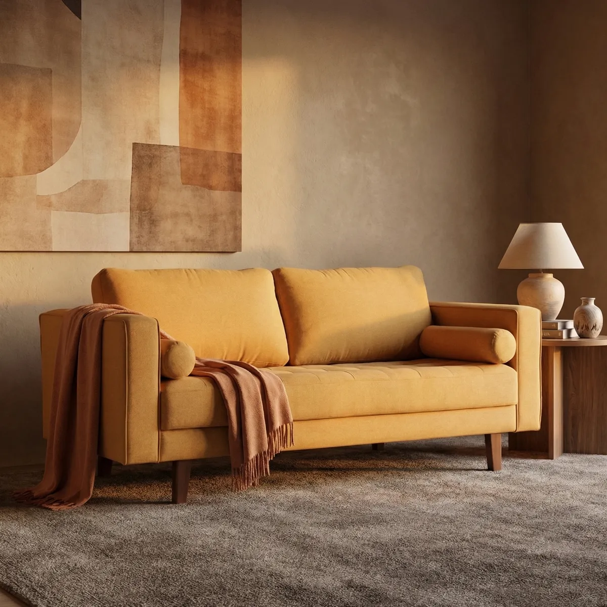 84926-Sofá-Luga-Mostaza-ambientada-03 Sofa Luga Mostaza - foto ambientada