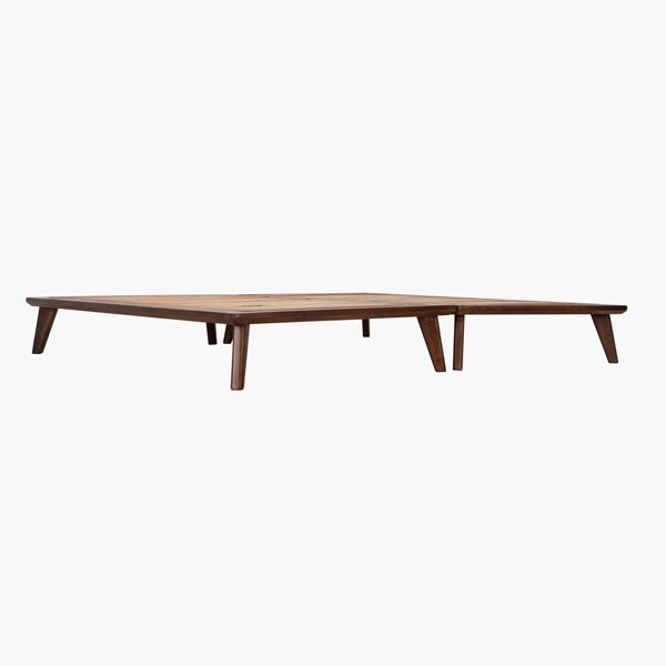 Base King Size Hermes Tabaco Base King Size Hermes Tabaco - Madera de Pino Sólido