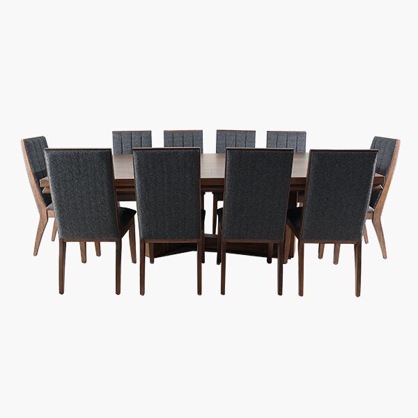 Comedor Corbelli Black Parota P/10
