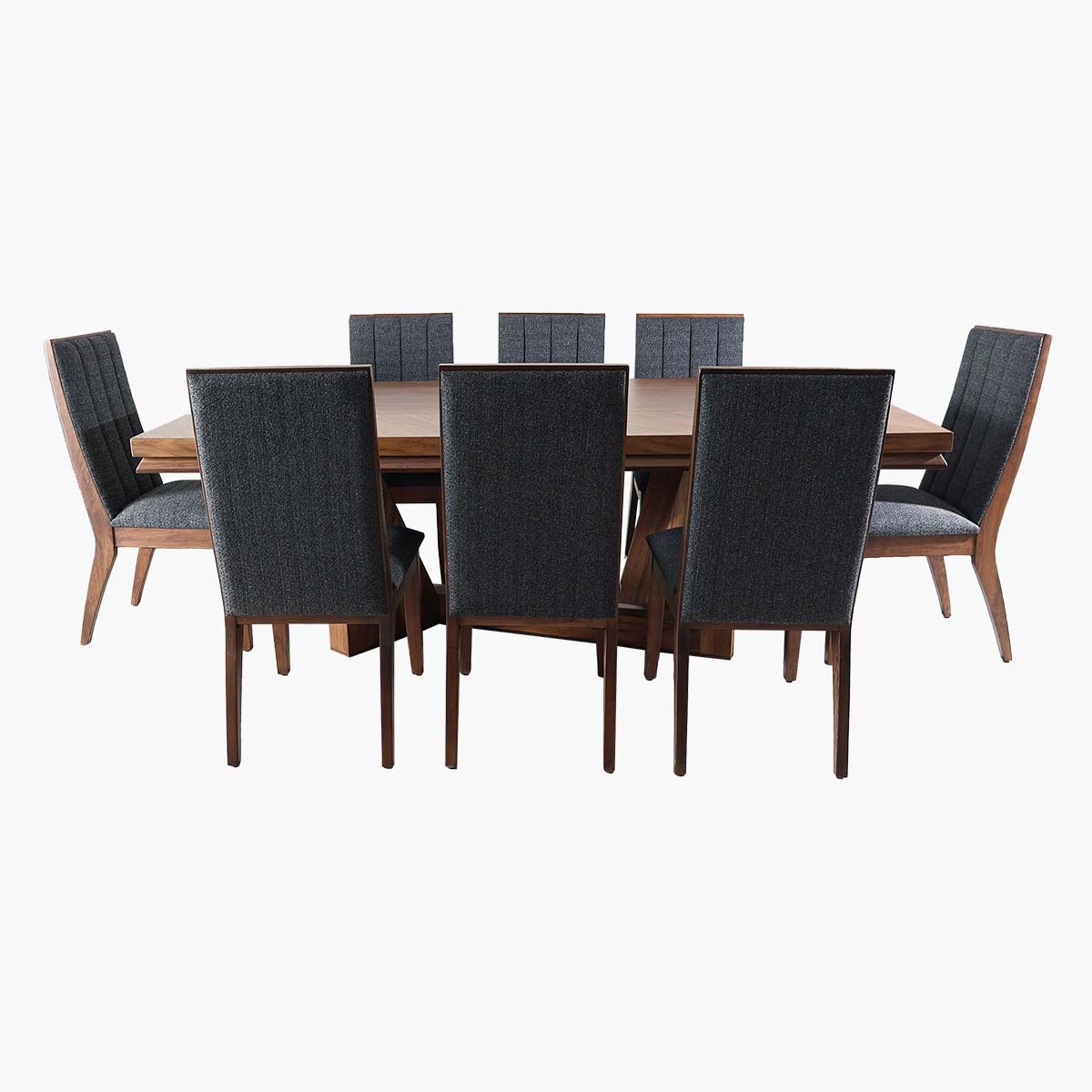 Comedor Corbelli Black Parota P/8