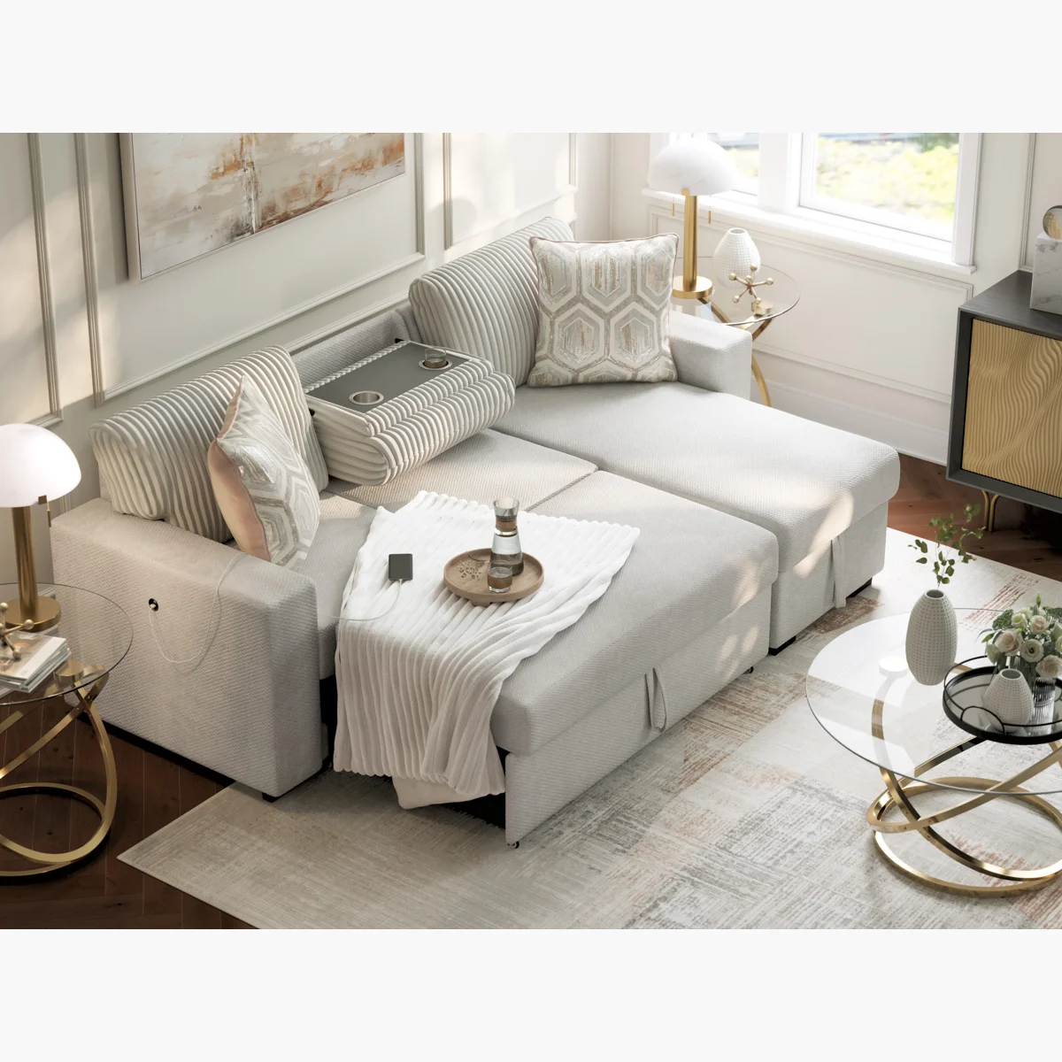 Sala Esquinera Cama Poppleton Ashley - vista adicional 1