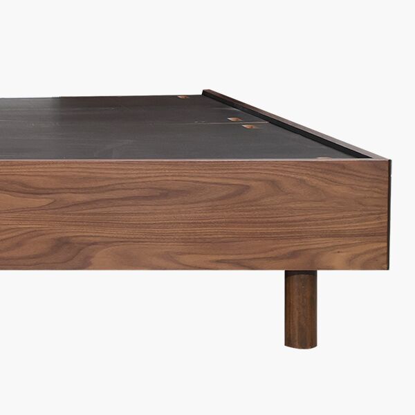 Oscar Base KS Detalle Base King Size Oscar Nogal - detalle