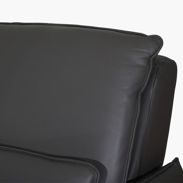 Bennett Gris Detalle 1 Sillón Reclinable Eléctrico Bennett Boal en Piel - detalle 3