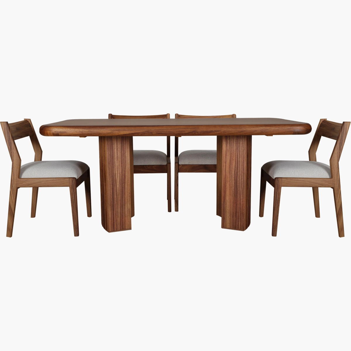Aruba Mesa Rectangular Parota_19 Comedor Aruba Bacalar Parota P/6 - vista adicional 1