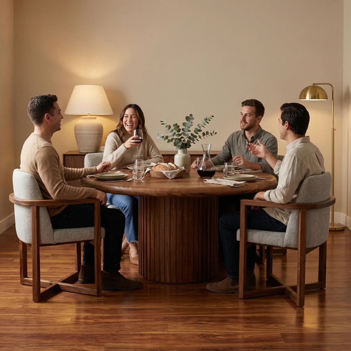 121563-Comedor-Bacalar-Dante-Parota-150cm-ambientadauso-05 Comedor Bacalar Dante Parota 150cm - ambientada en uso
