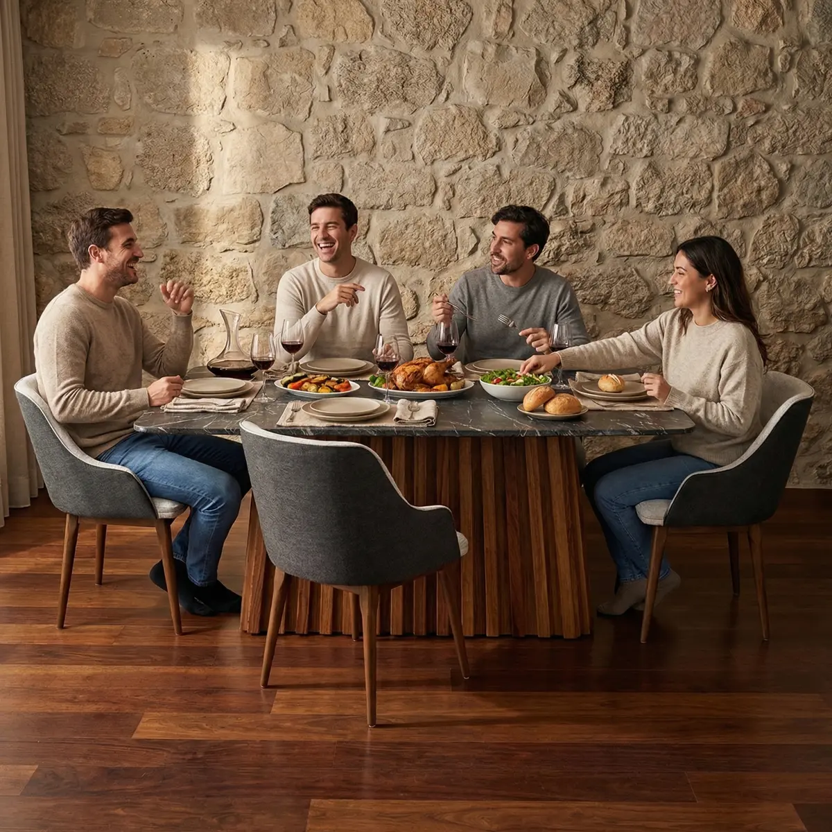 62653-Comedor-Gabriel-Granito-Keri-P6-ambientadauso-05 Comedor Gabriel Granito Keri P/6 - ambientada en uso