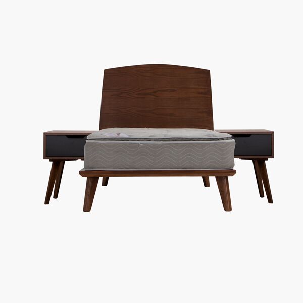 Recámara Individual Hermes Andes con Cajón Tabaco