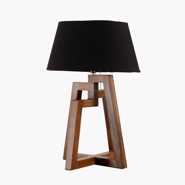 Lámpara Cisne en parota