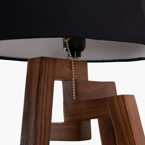 Lámpara Cisne en parota