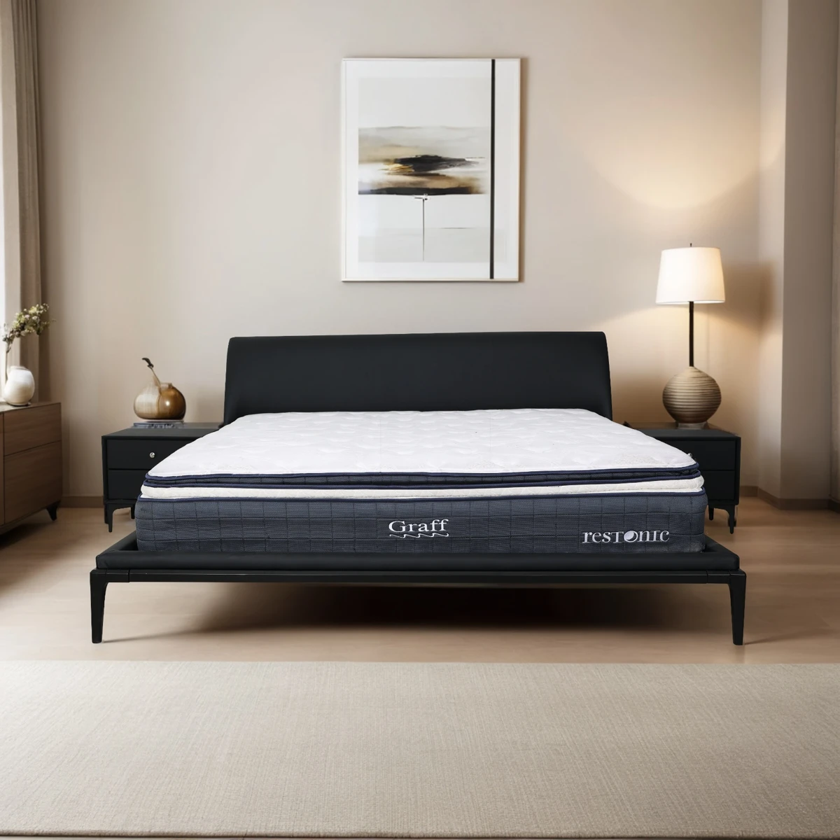 Cama Ryokan King Size Piel Vegana - vista adicional 1