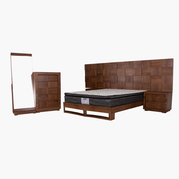 Recámara King Size Oporto Nogal