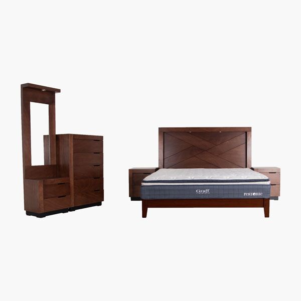 Recámara King Size Eliza Okume