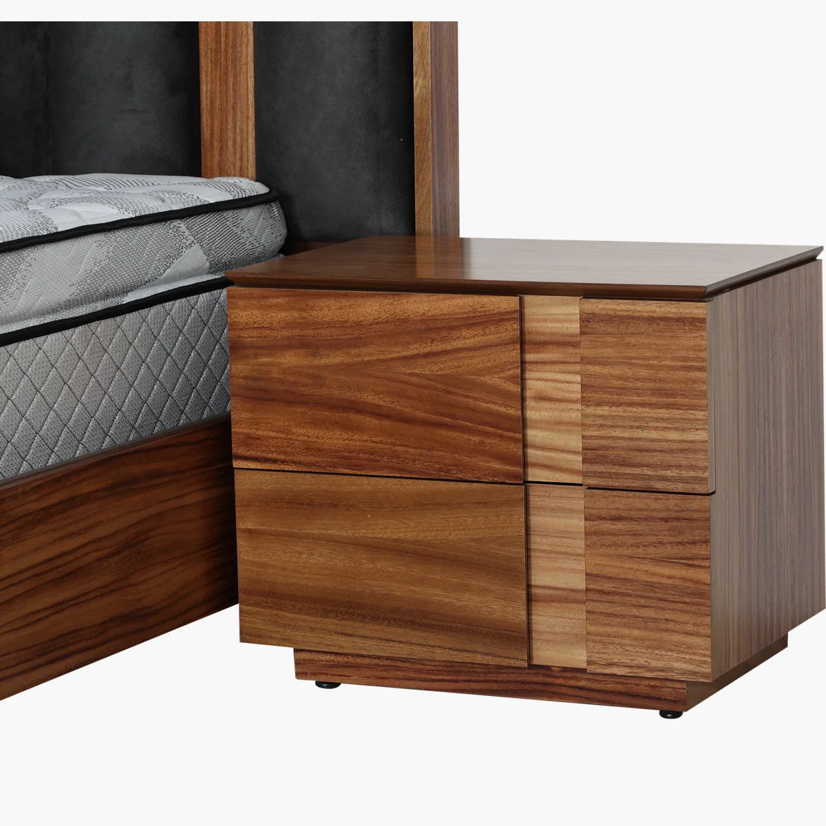 Recámara King Size Malta Grafito Parota_5