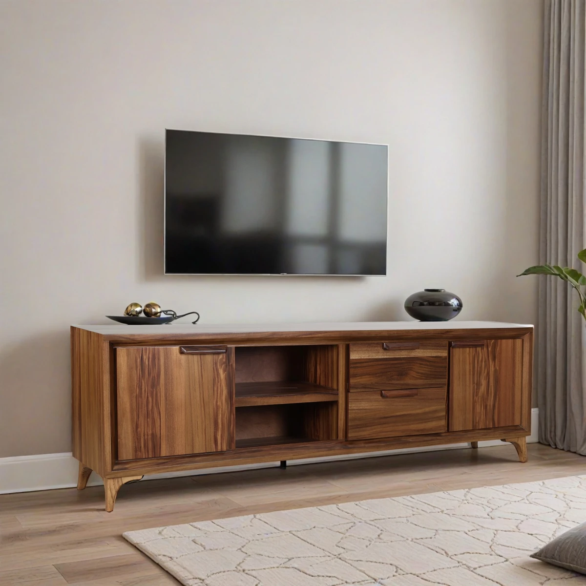 Mesa TV Zafiro Parota_2