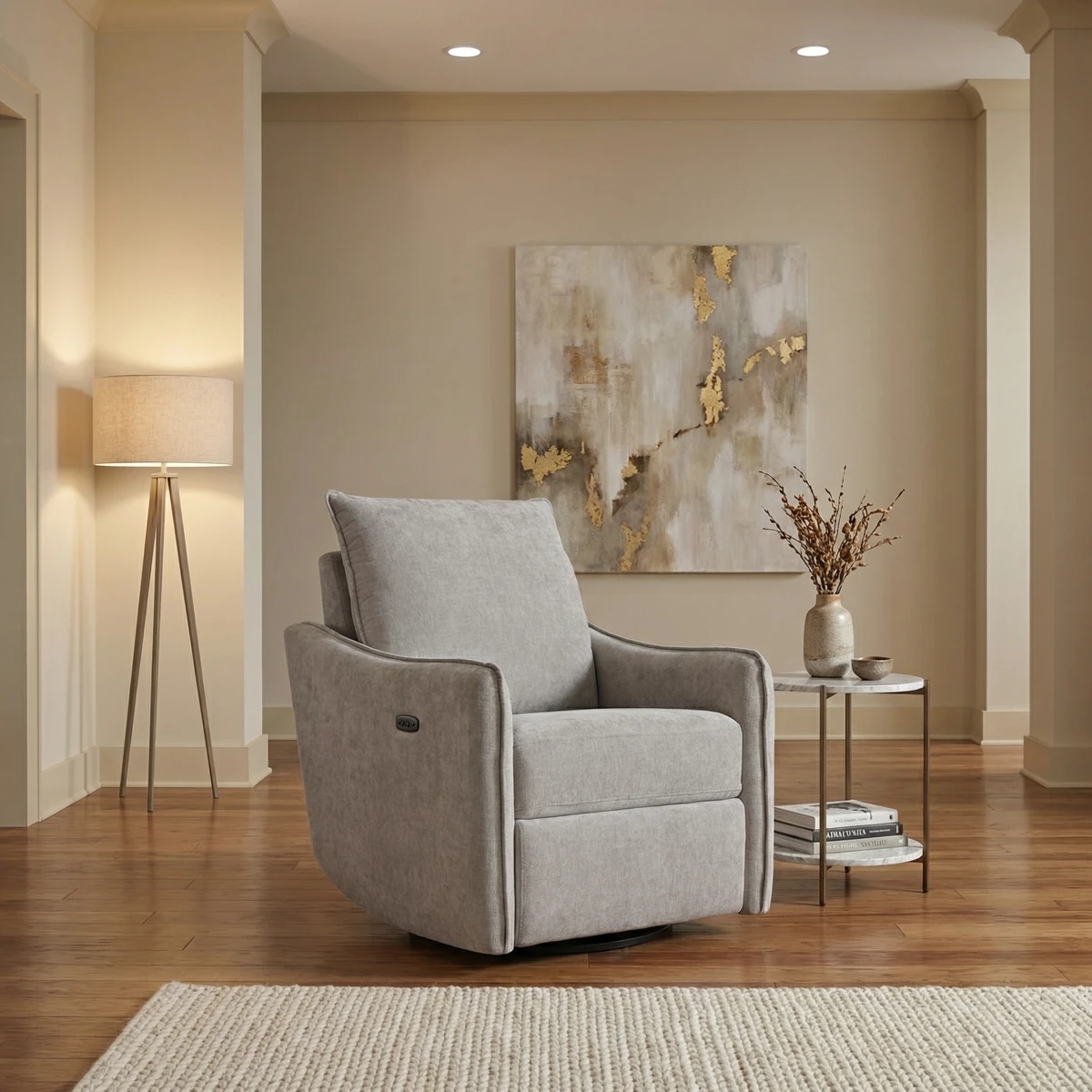 97274-Sillón-Reclinable-Eléctrico-McBurg-Ashely-Beige-ambientada-03 Sillon Reclinable Electrico McBurg Ashely Beige - foto ambientada