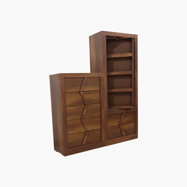 Burdeos Chifonier Recámara King Size Burdeos 6pz - vista adicional 6