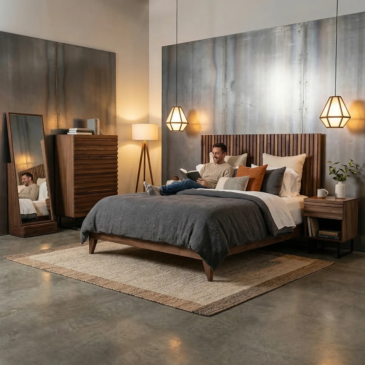 30669-Recámara-Queen-Size-Noruega-Juvenil-Parota-ambientadauso-04 Recámara Queen Size Noruega Juvenil Parota - ambientada en uso