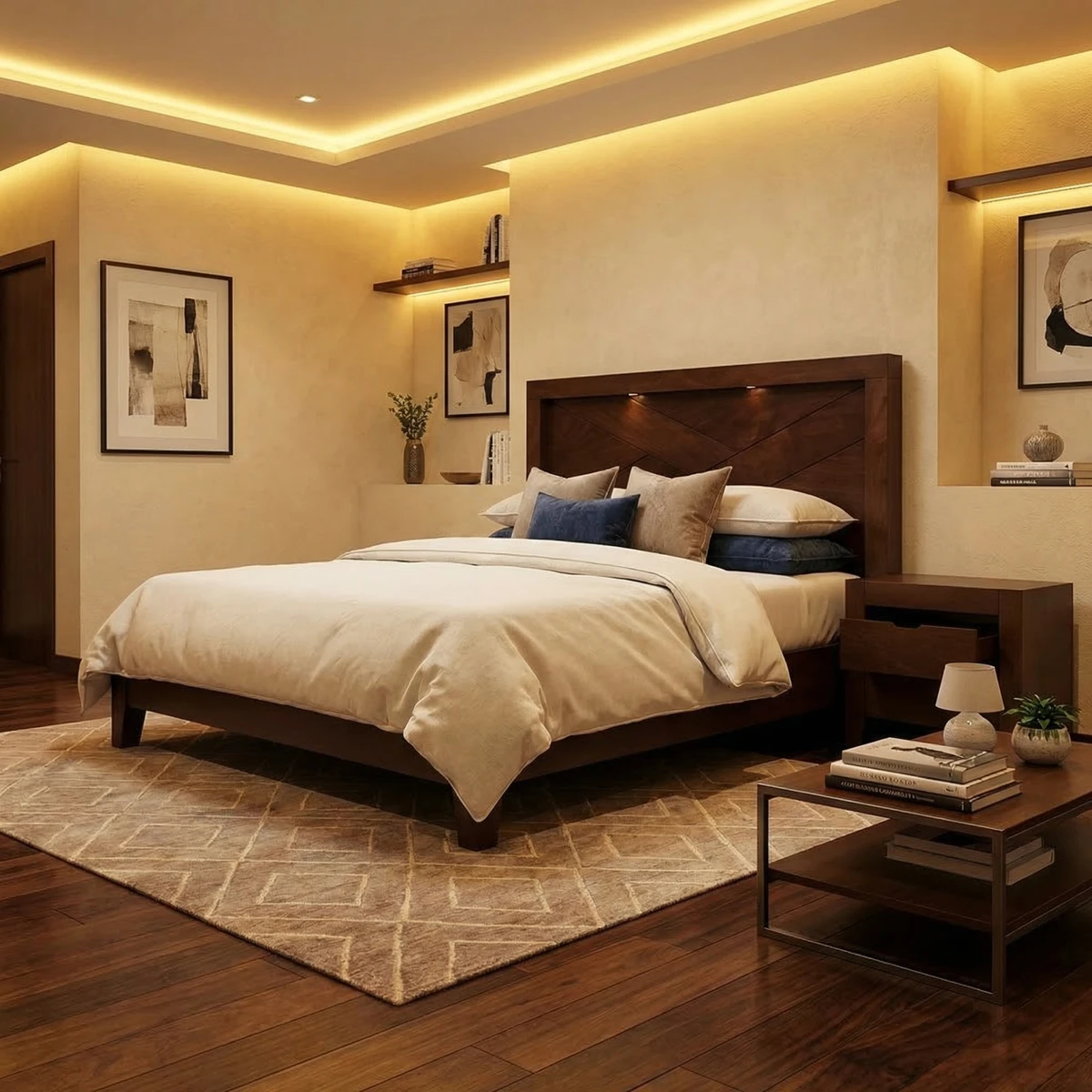 34038-Cabecera-King-Size-Eliza-Okume-ambientada-01 Cabecera King Size Eliza Okume - foto ambientada