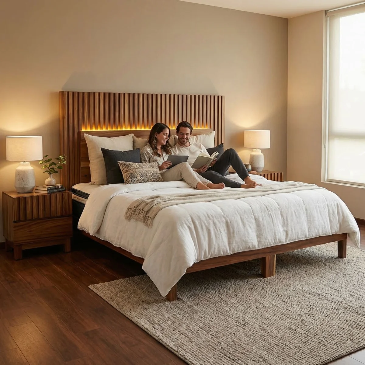 97117-Cabecera-King-Size-y-2-burós-Alvize-ambientadauso-05 Cabecera King Size y 2 burós Alvize - ambientada en uso