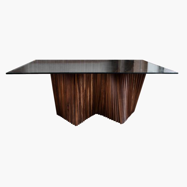 Mesa Abanico Cristal