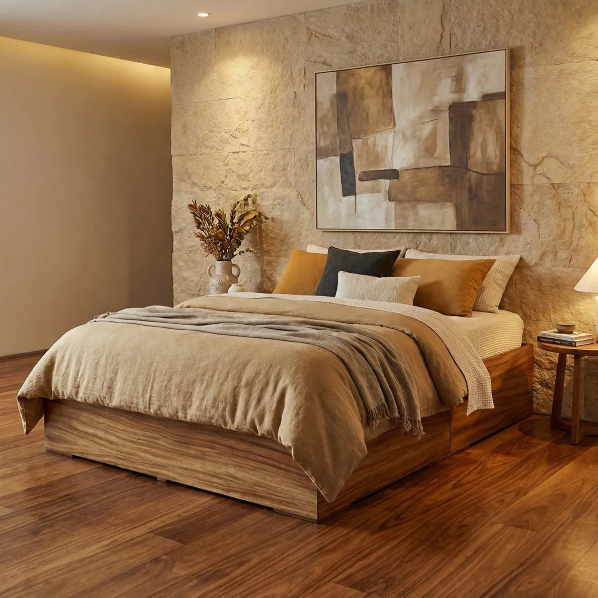 94077-Base-Queen-Size-Baúl-Parota-ambientada-03 Base Queen Size Baúl Parota - foto ambientada