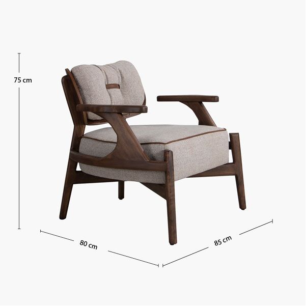 Sillón Ocasional Moderno Suvi Claro