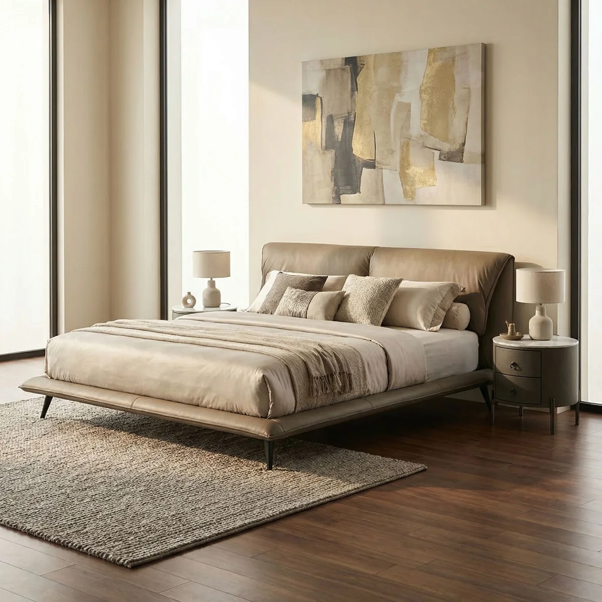 66426-Recámara-Yugana-King-Size-Piel-Café-ambientada-03