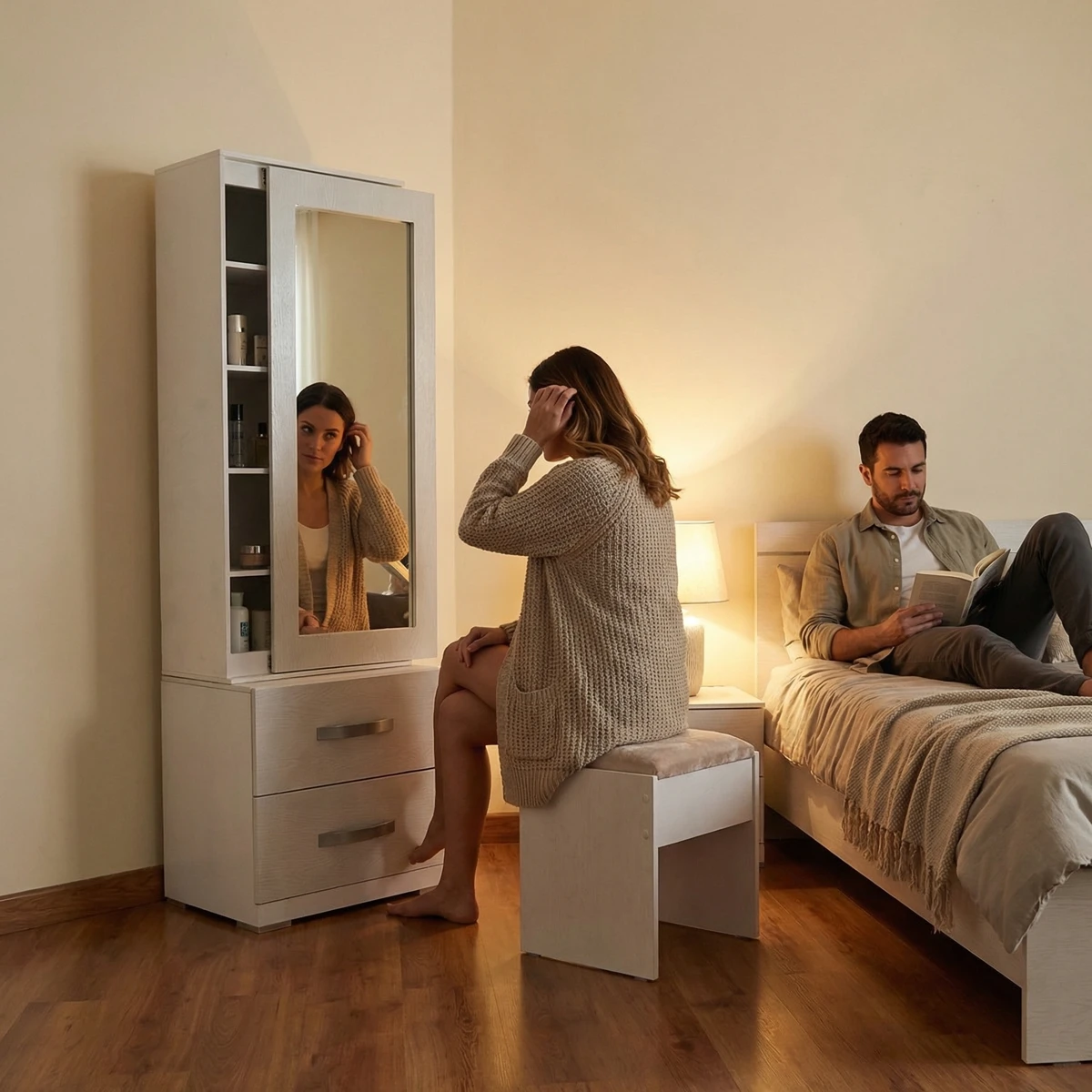 7524-Espejo-de-piso-Carmin-Blanco-ambientadauso-04 Espejo de piso Carmin Blanco - ambientada en uso