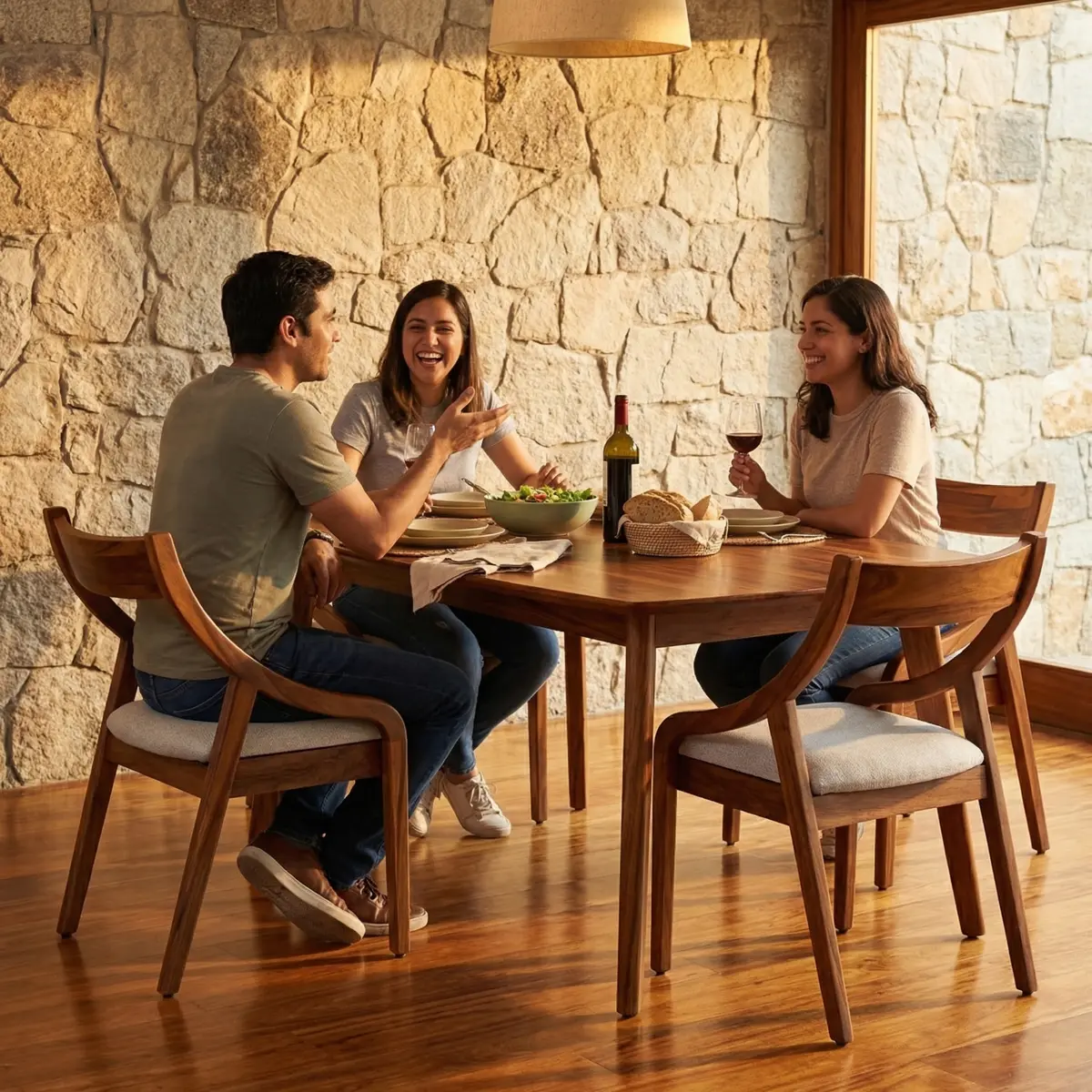 Silla Xcaret Parota - ambientada en uso