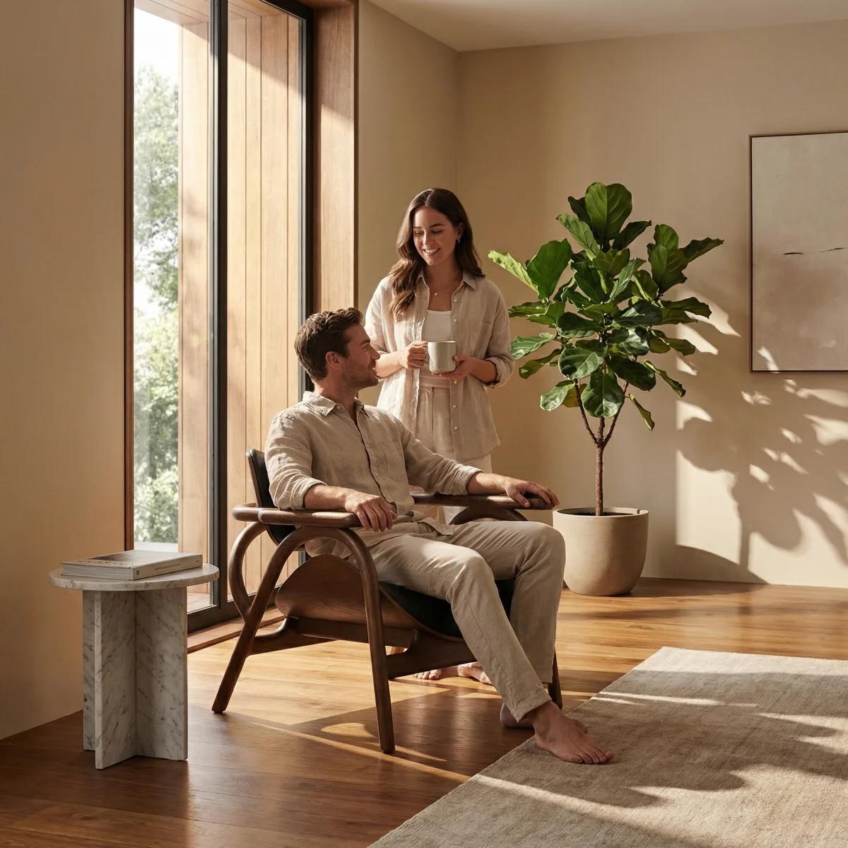 Sillón Case - ambientada en uso