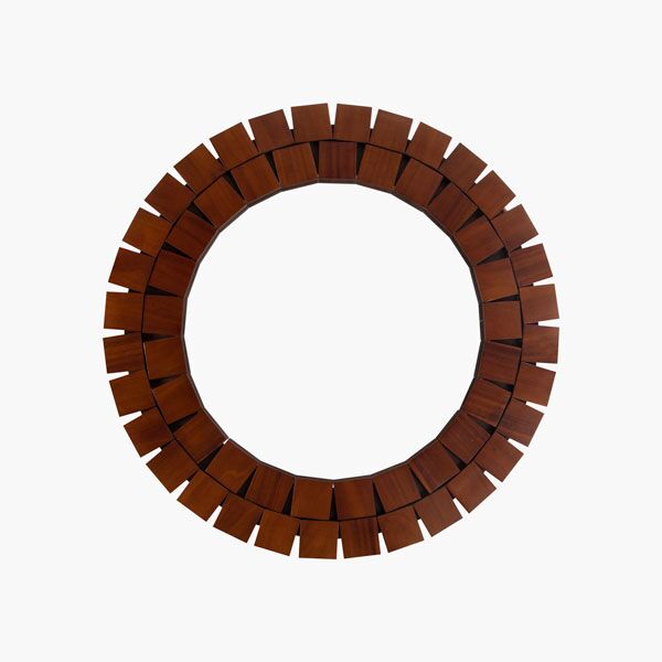 Espejo de pared Azteka Parota Espejo Redondo Azteka (120cm)