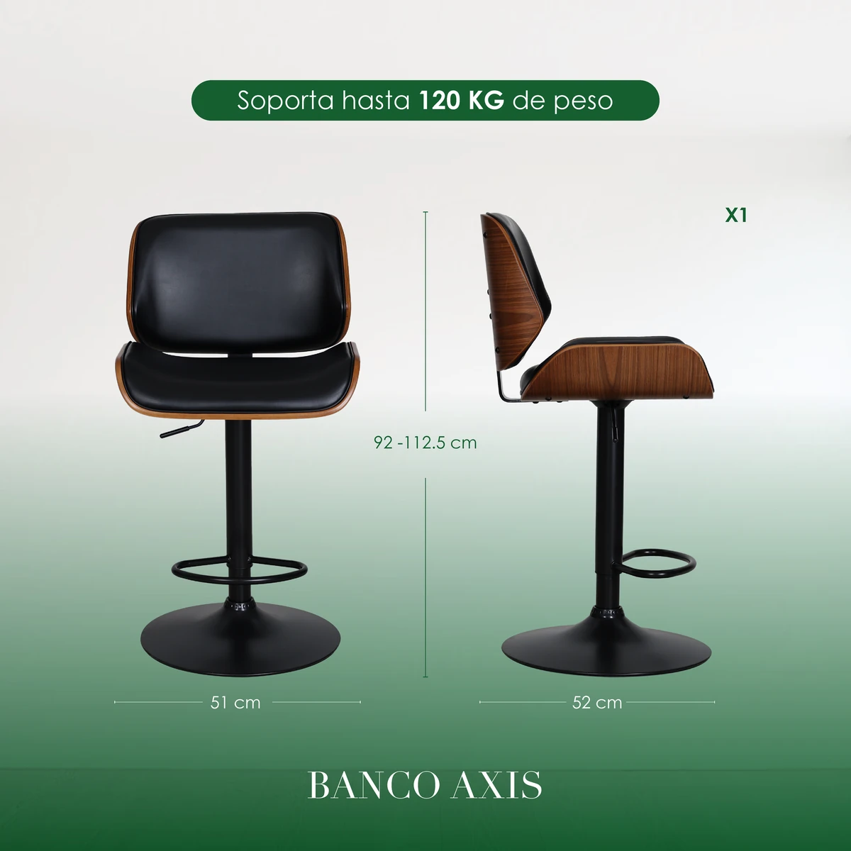 Banco Axis Negro_2