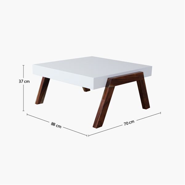 Mesa Central Qatar Blanco