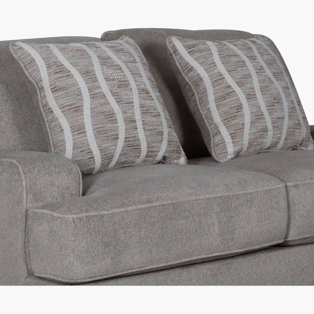 Love Seat High Profile Ashley Gris_4 Sala 3-2 High Profile Ashley - vista adicional 11