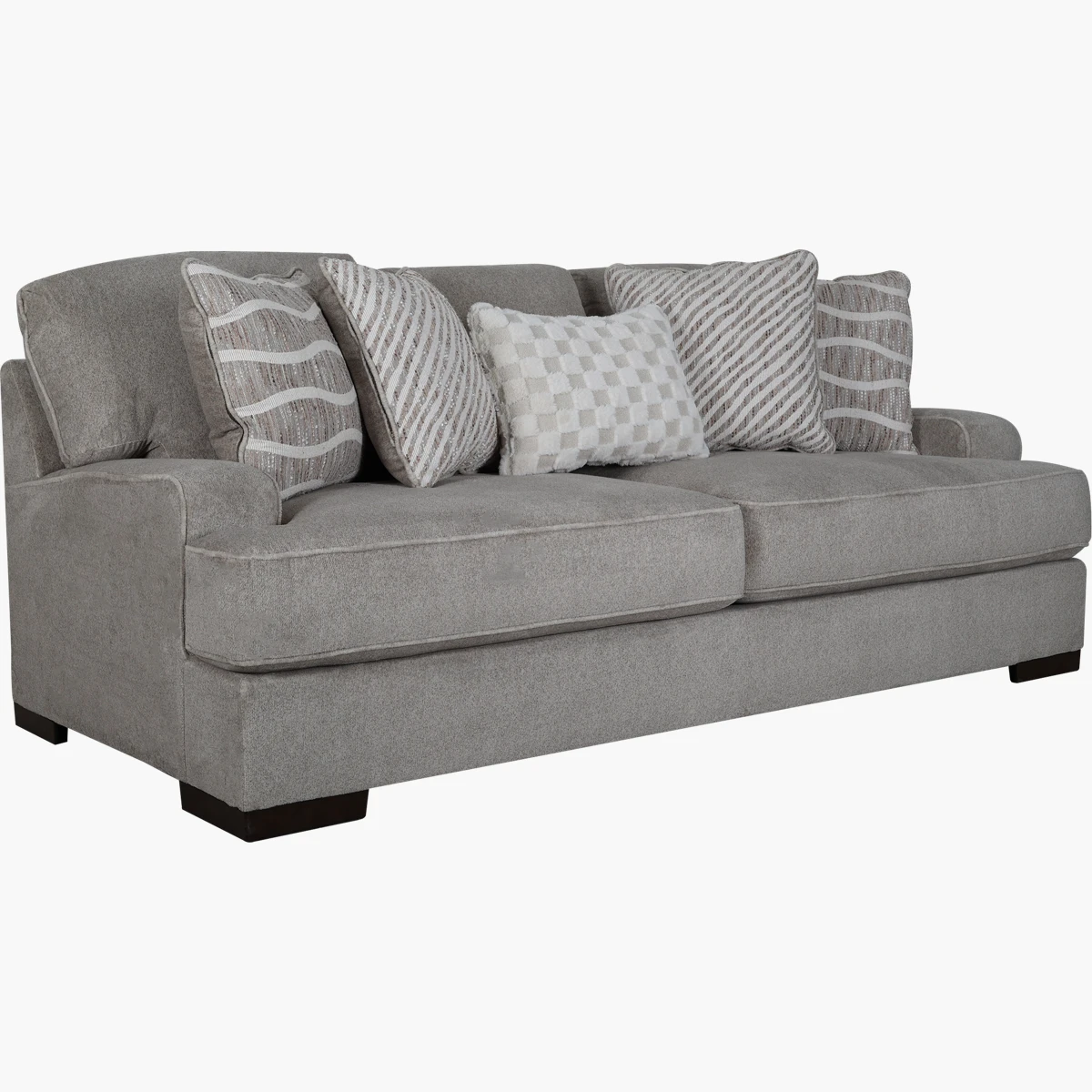 Sofá High Profile Ashley Gris_5 Sala 3-2 High Profile Ashley - vista adicional 6