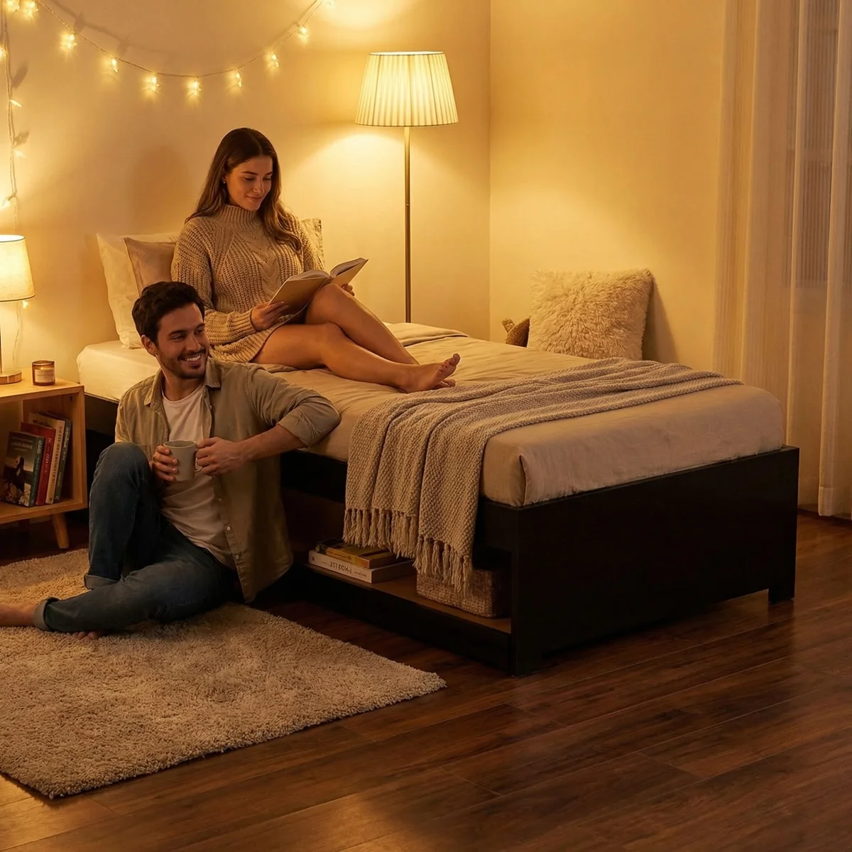 15003-Base-Individual-Doble-Duplex-Chocolate-ambientadauso-04 Base Individual Doble Duplex Chocolate - ambientada en uso