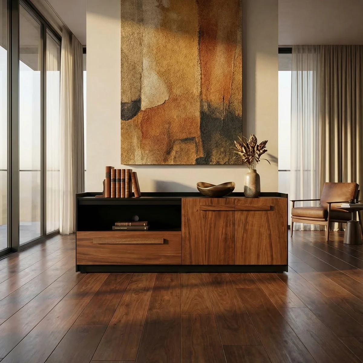 32957-Mesa-para-TV-Verona-Parota-ambientada-03 Mesa para TV Verona Parota - foto ambientada