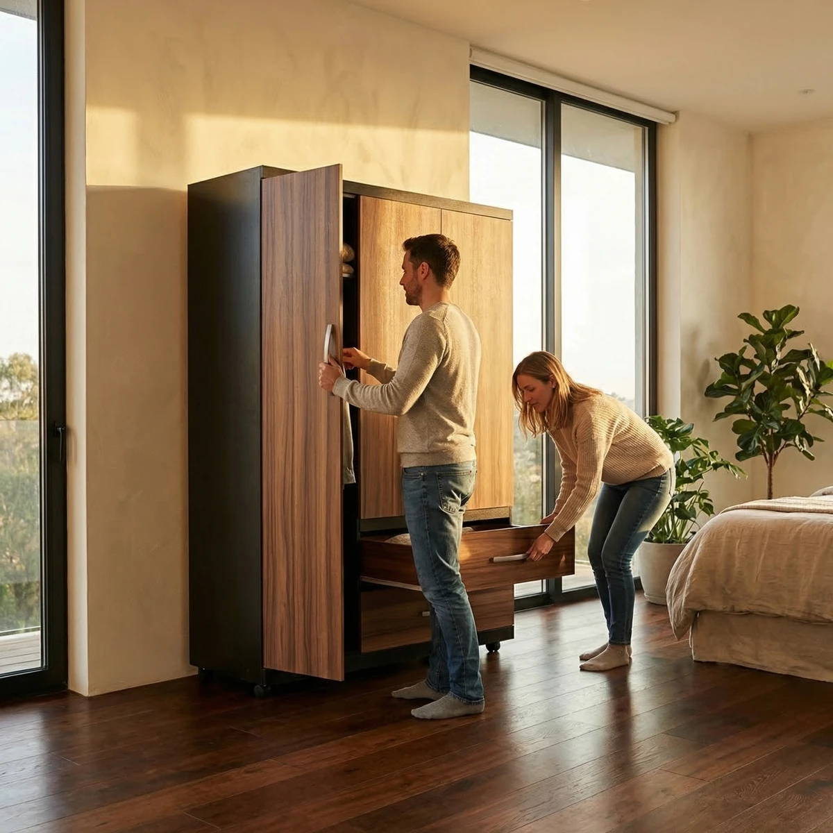 41735-Ropero-Liverpool-Chocoparota-Negro-ambientadauso-04 Ropero Liverpool Chocoparota Negro - ambientada en uso