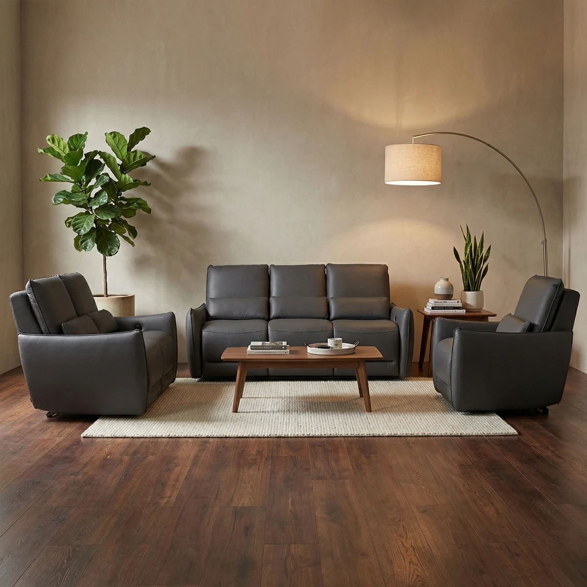 93641-Sala-321-Reclinable-Bennett-Electrico-Boal-Gris-ambientada-02-1.webp Sala 3-2-1 Reclinable Bennett Eléctrico Boal Gris - foto ambientada