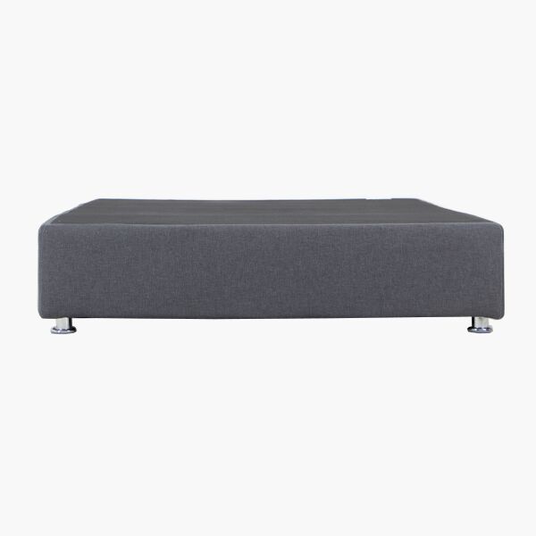 Base Queen Size Verona Tapizada en Gris - vista adicional 1