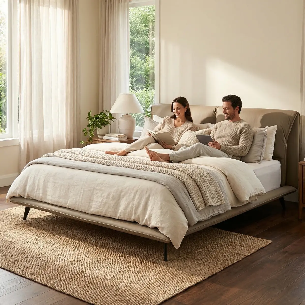 66307-Cama-Yugana-King-Size-Piel-Café-ambientadauso-05