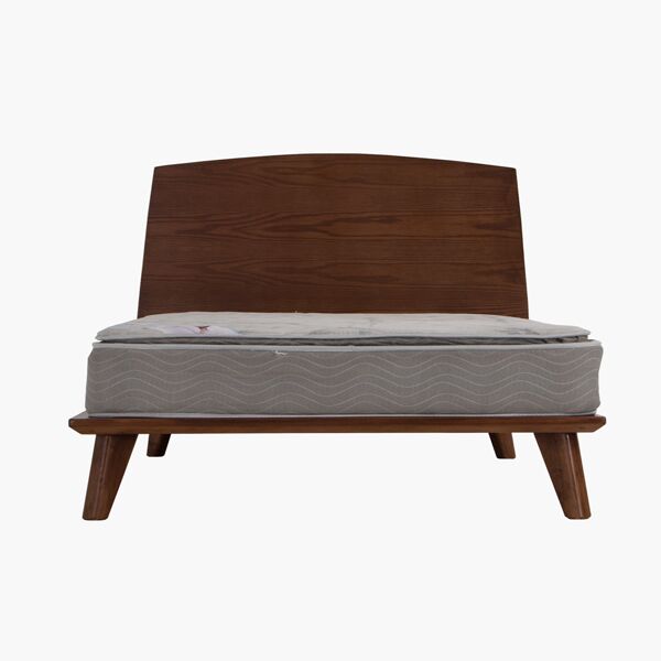 Cabecera Queen Size Hermes Tabaco - MDF y Chapa de Encino