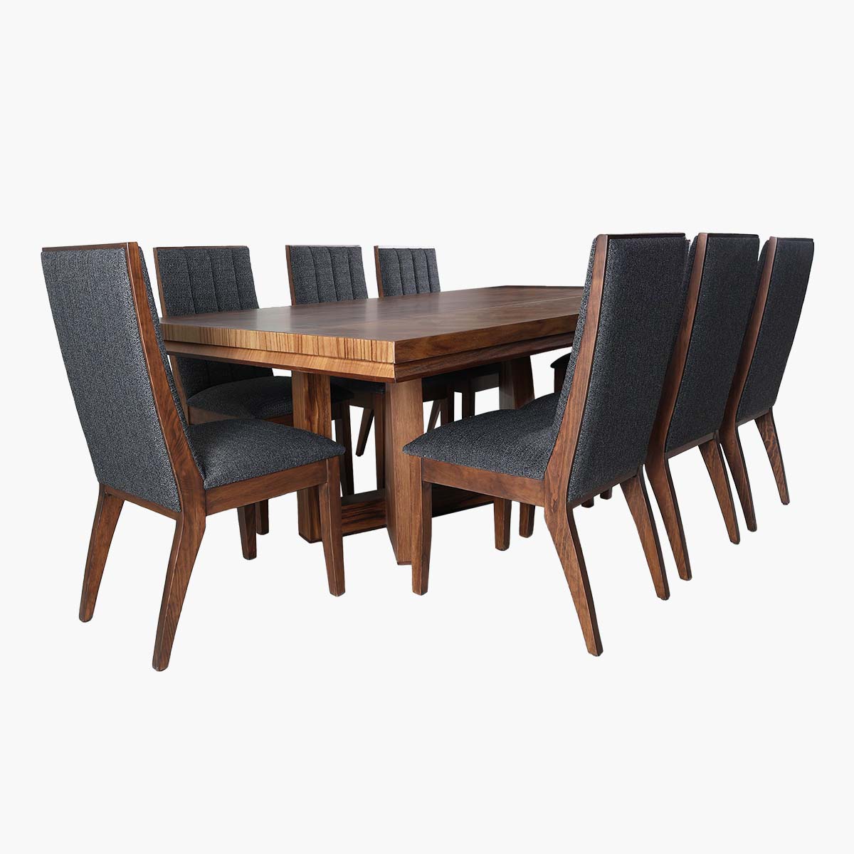 Comedor Corbelli Black Parota P/8