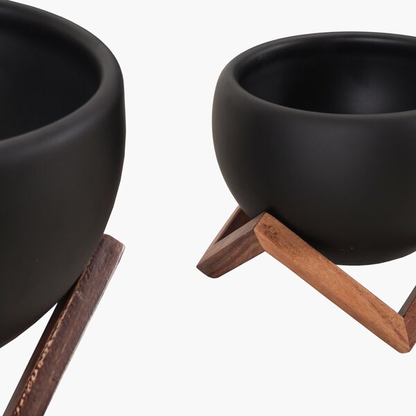 Juego de Boteros Negro Juego de Boteros Negro (2pz) - vista adicional 3