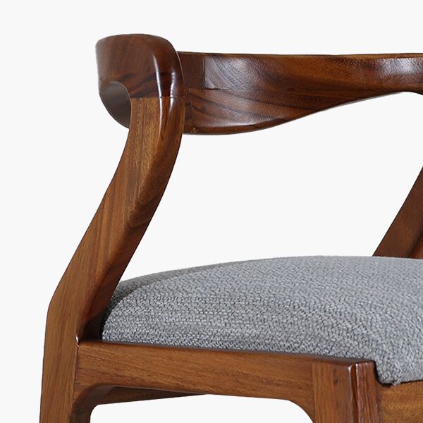 Garza Blanco Detalle 2 Banco Garza Parota - detalle 2